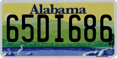 AL license plate 65DI686