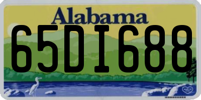AL license plate 65DI688