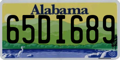 AL license plate 65DI689