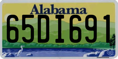 AL license plate 65DI691