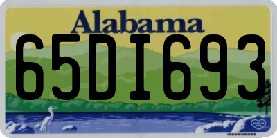 AL license plate 65DI693