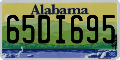 AL license plate 65DI695