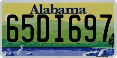 AL license plate 65DI697