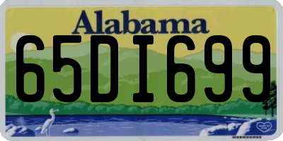 AL license plate 65DI699