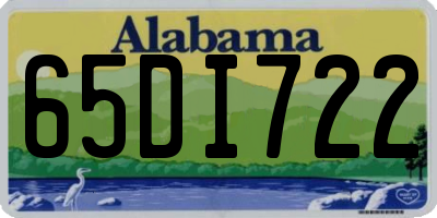 AL license plate 65DI722