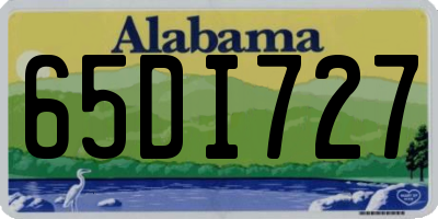 AL license plate 65DI727