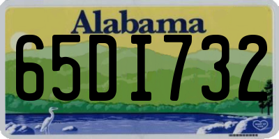 AL license plate 65DI732