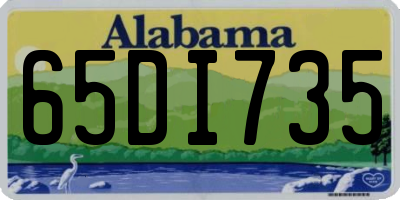 AL license plate 65DI735