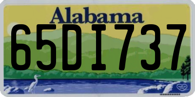 AL license plate 65DI737