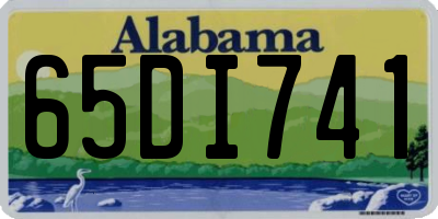 AL license plate 65DI741