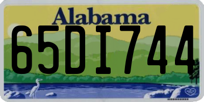 AL license plate 65DI744