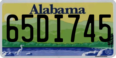 AL license plate 65DI745