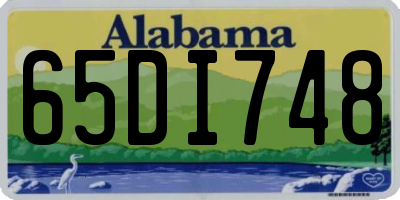 AL license plate 65DI748