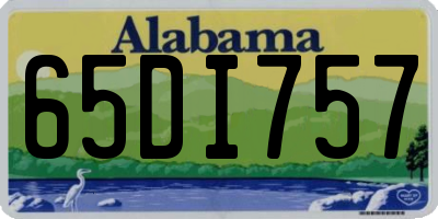 AL license plate 65DI757