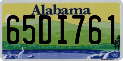 AL license plate 65DI761