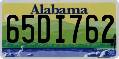 AL license plate 65DI762