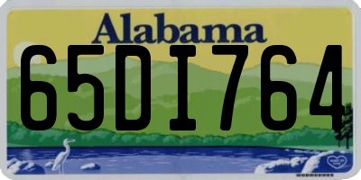 AL license plate 65DI764