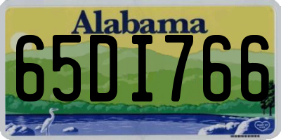 AL license plate 65DI766