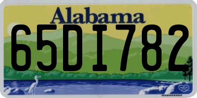 AL license plate 65DI782