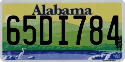 AL license plate 65DI784