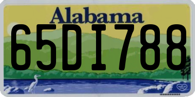 AL license plate 65DI788