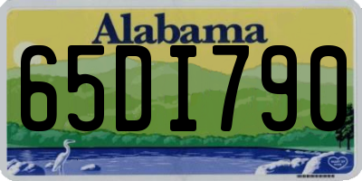 AL license plate 65DI790