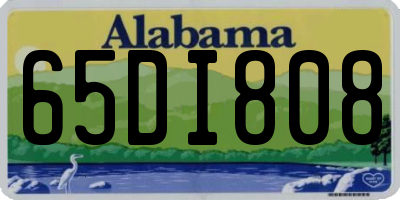 AL license plate 65DI808