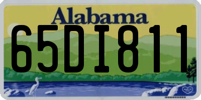 AL license plate 65DI811