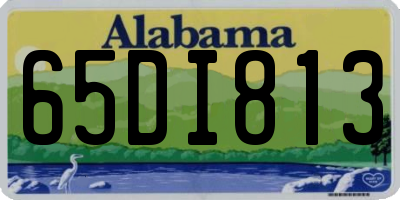 AL license plate 65DI813