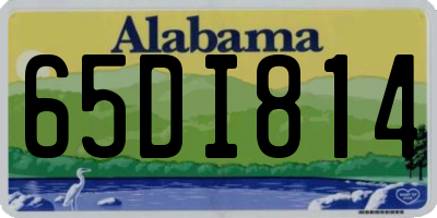 AL license plate 65DI814