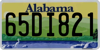 AL license plate 65DI821