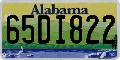 AL license plate 65DI822