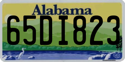 AL license plate 65DI823