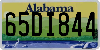 AL license plate 65DI844