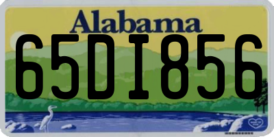 AL license plate 65DI856