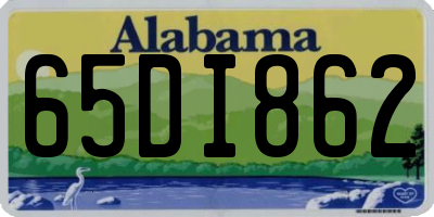 AL license plate 65DI862