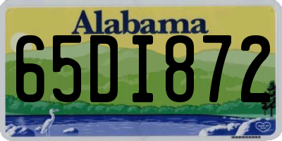 AL license plate 65DI872