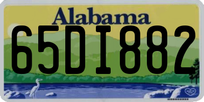 AL license plate 65DI882