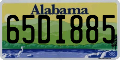 AL license plate 65DI885