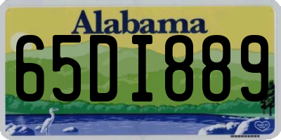 AL license plate 65DI889