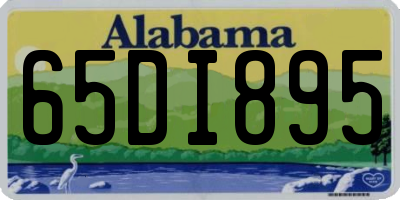 AL license plate 65DI895