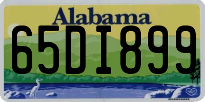 AL license plate 65DI899