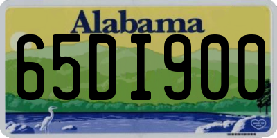 AL license plate 65DI900