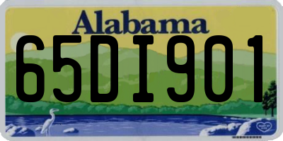 AL license plate 65DI901