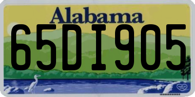AL license plate 65DI905