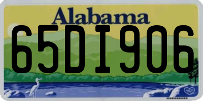AL license plate 65DI906