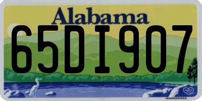 AL license plate 65DI907