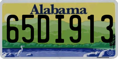 AL license plate 65DI913