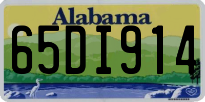AL license plate 65DI914