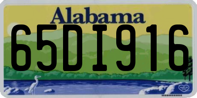 AL license plate 65DI916